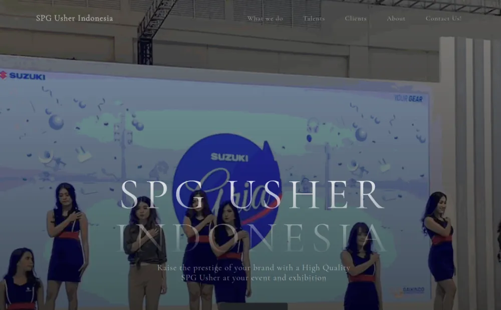SPG Usher Indonesia